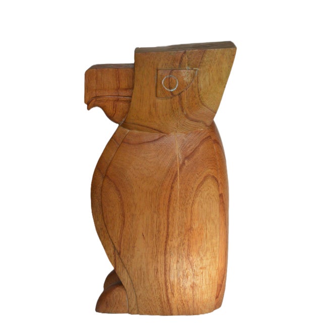 1970s 1970s Doug LaFortune Wood Carved Salish Thunderbird Totemic Sculpture For Sale - Image 5 of 9
