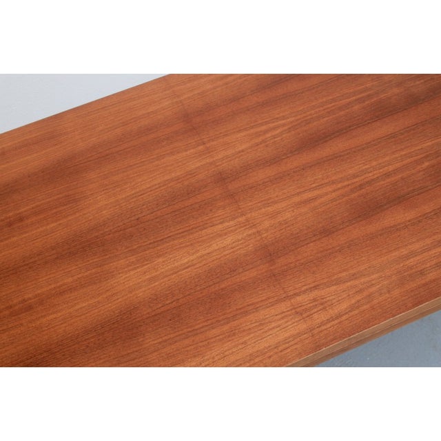 Extendable Coconut Table in Walnut, 1960 For Sale - Image 9 of 15