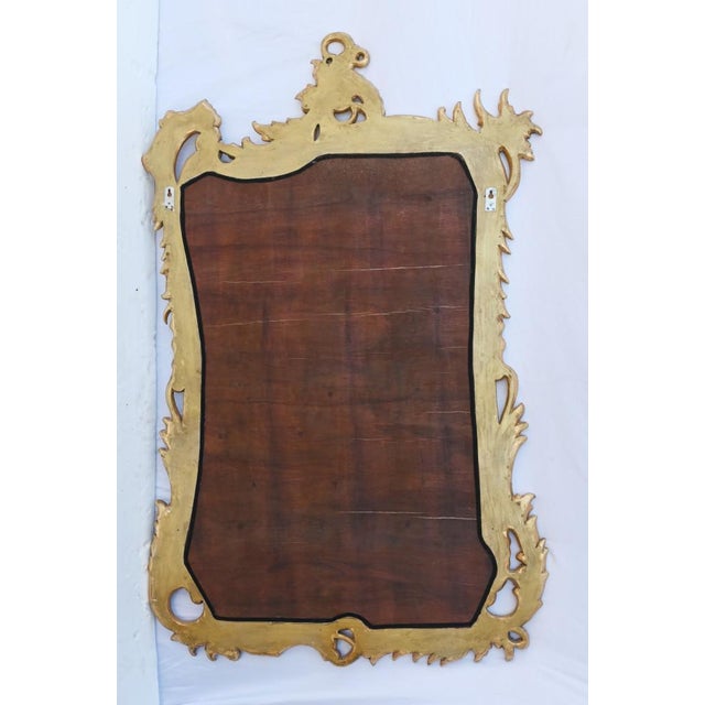 French Art Nouveau Gilt Mirror For Sale - Image 4 of 10