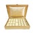 Mid-Century Modern Vintage 1950s Mid Century Glam Lady Buxton Gold Jewelry Box For Sale - Image 3 of 4