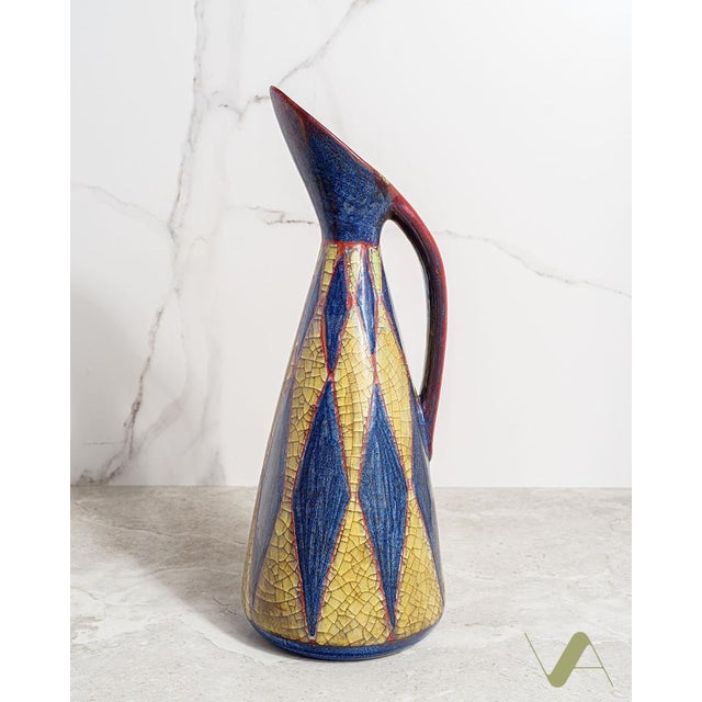 Blue Vase by Marianne Starck for Michael Andersen, 1950 For Sale - Image 8 of 8