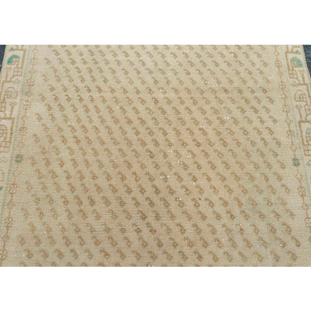 Turkish Vintage Rug 3'5" x 9'7" #21113 For Sale - Image 4 of 8