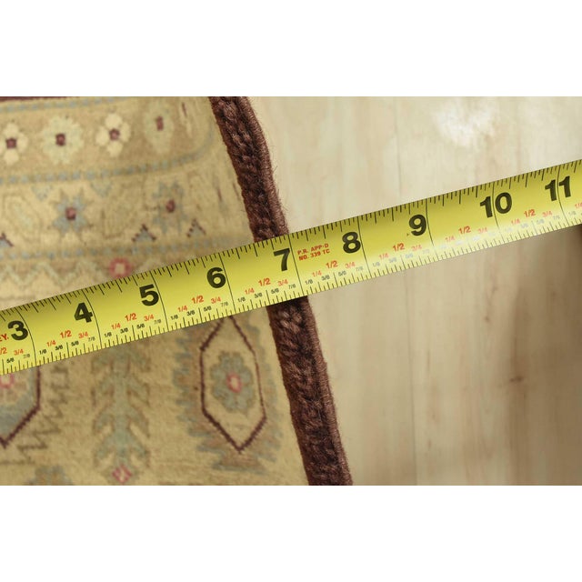 Ziegler Rug 9’10” X 14’1” Brown Wool Traditional Hand-Knotted Oriental Carpet For Sale - Image 13 of 15
