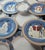 1990s Vintage Debbie Mumm Snowman Holiday China- Set of 20 For Sale - Image 5 of 18