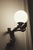 Vintage Organic Brutalist Vine Root Wall Lamp with Globe, 1960s For Sale - Image 14 of 18