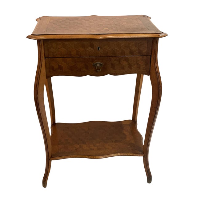 French Marquetry Dressing Table For Sale - Image 4 of 5