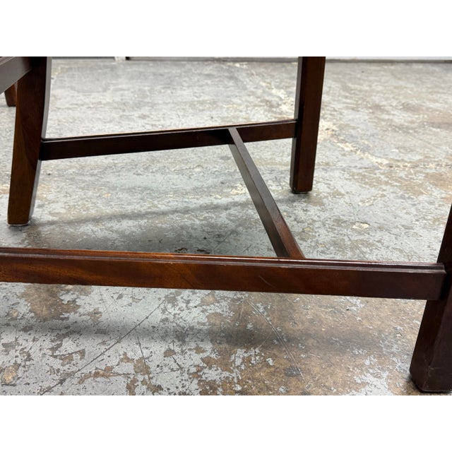 Georgian Carved Mahogany Dining Chairs, Set of Four For Sale - Image 11 of 12