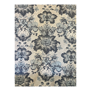 2 Yards Suzanne Tucker Monique Denim Fabric in Linen