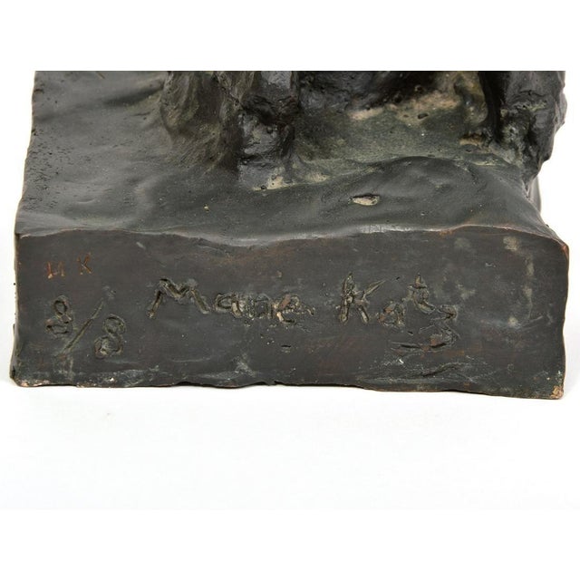 Mane Katz, Russian French Judaica Jewish Shtetl Wedding Klezmer Musician Bronze Sculpture For Sale In Miami - Image 6 of 10