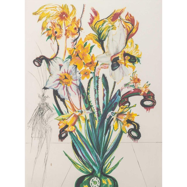 Salvador Dali (Spanish, 1904-1989), "Narcissus Telephonans Inondis" [Narcissus Uses the Phones], Etching and Heliogravure...