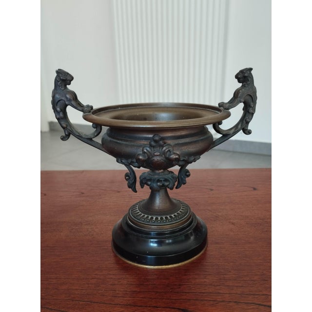 Napoleon III Bronze Cassolettes, 19th Century, Set of 2 For Sale - Image 10 of 16