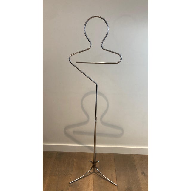 1970s French Design Chrome Valet Circa 1970 For Sale - Image 5 of 12