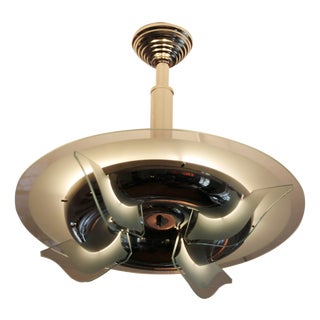 French Art Deco Pendant Lamp, 1930s For Sale