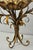 Vintage Italian Hollywood Regency Gold Gilt Tole Metal Iron Compote Centerpiece For Sale - Image 4 of 12