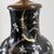 Ceramic 19th Century Chinese Black Glazed Famille Noire Table Lamp Vase For Sale - Image 7 of 12