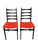 Mid 20th Century Set of 4 Italian Mid-Century Modern Ladder-Back Dining Chairs For Sale - Image 11 of 12