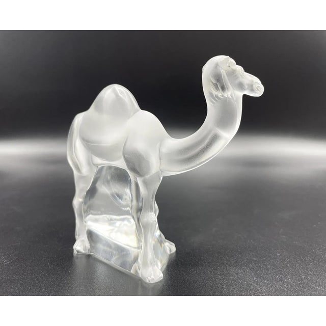 Tanger Chameau Sculpture from Lalique, 1970s For Sale - Image 6 of 10