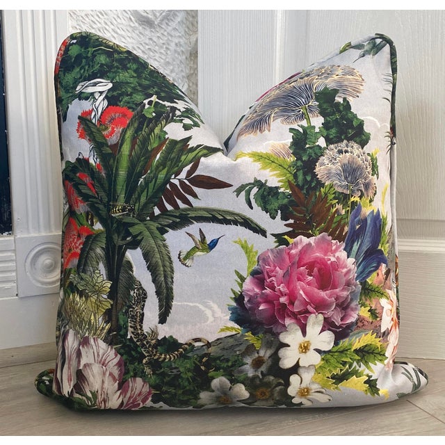 Textile Custom Christian Lacroix Jardin Des Reves Pillows - a Pair For Sale - Image 7 of 7