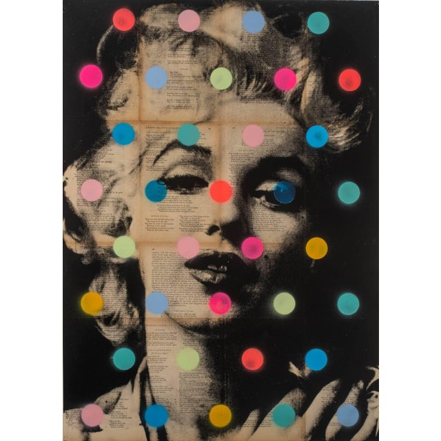 Figurative Marilyn Monroe Portrait Painting by Dane Shue For Sale - Image 3 of 3