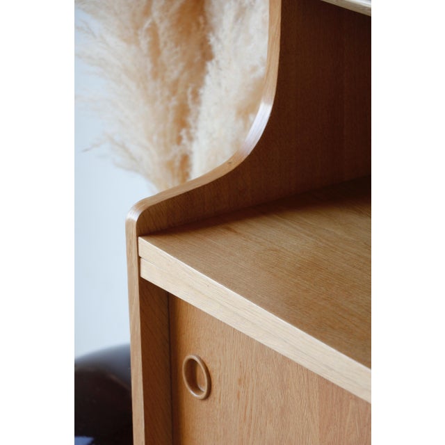 Vintage Scandinavian Oak Bookcase, 1960s For Sale - Image 12 of 18