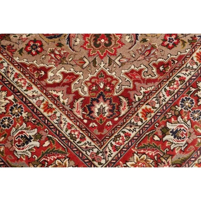 Middle Eastern Hand-Knotted Tabriz Rug For Sale - Image 6 of 11