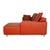 Orange Leather Corner Sofa in Orange by Willi Schillig For Sale - Image 8 of 11
