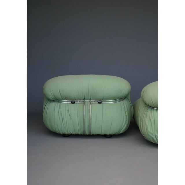 Set of Vintage Soriana Lounge Chairs by Afra & Tobia Scarpa for Cassina, 1970s For Sale - Image 13 of 15