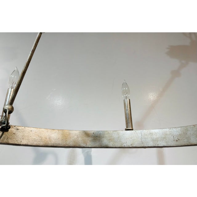 2020s Currey & Company Modern Sea Glass Chandelier For Sale - Image 5 of 6