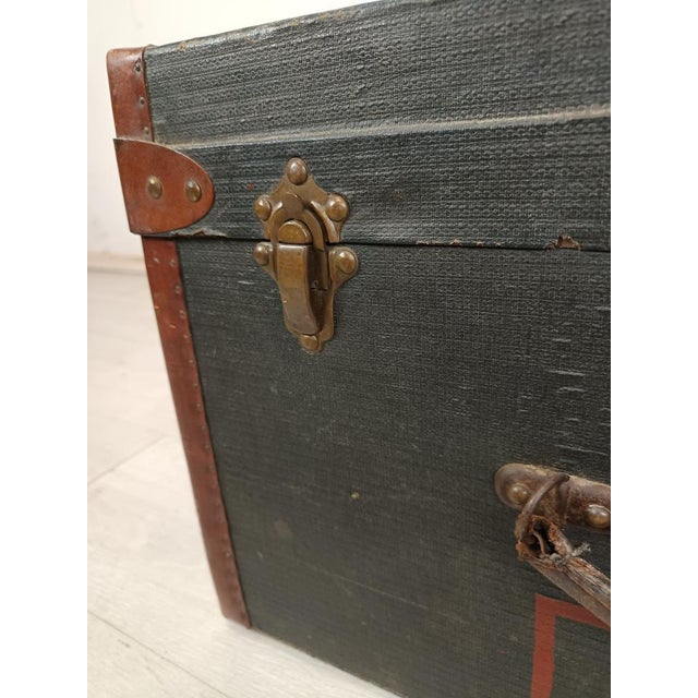 Antique Travel Trunk, 1890s For Sale - Image 12 of 18