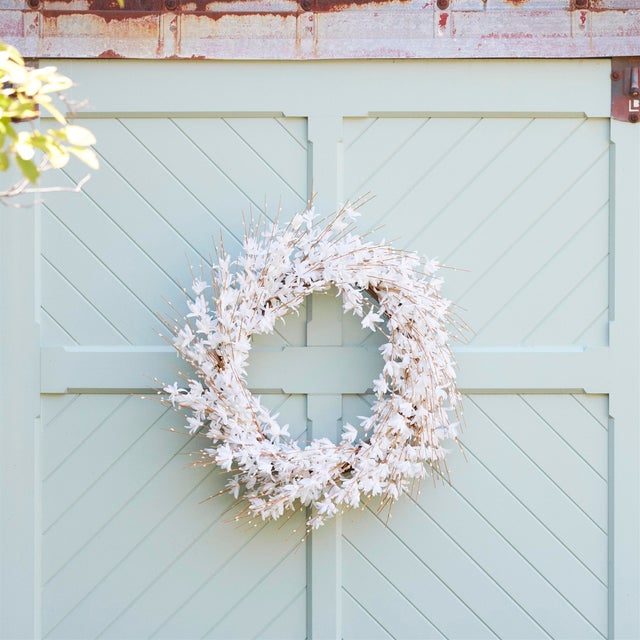 Welcome your guests with the beauty of nature, even without the upkeep! The Blossom Floral Wreath features a stunning...