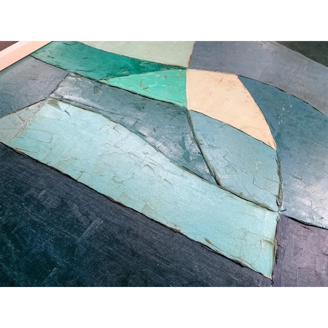 Small Mid-20th Century Abstract Painting For Sale - Image 4 of 5