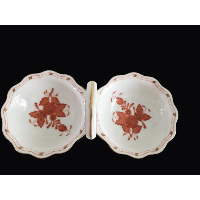 Traditional Herend Chinese Bouquet Rust 1960s For Sale - Image 3 of 6