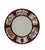 Four dinner plates from The Bombay Company's Royal Equestrian collection, a discontinued line of English manor-style...