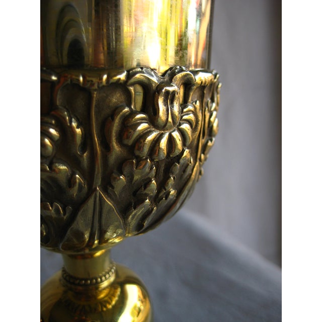 Mid 19th Century Large Silver-Gild Chalice 19 Century For Sale - Image 5 of 14