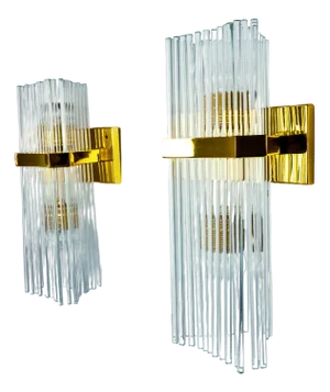 Wall Lights by Gaetano Sciolari, 1970, Set of 2