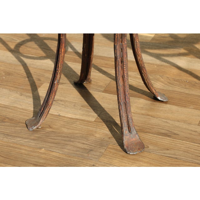 Pair of Twig Wrought Iron Outdoor/Indoor Side Tables by Rose Tarlow Melrose House For Sale - Image 13 of 18