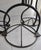 Black He/She Sculptural Postmodern Metal Bistro Set – Attributed to Rockledge Studios (Unsigned) For Sale - Image 8 of 14