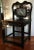 19th Century Chinese Qing Carved Hardwood Chair with Inset Dreamstone For Sale - Image 4 of 11