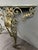 Gold Wrought Iron Wall Console, 20th Century For Sale - Image 8 of 10