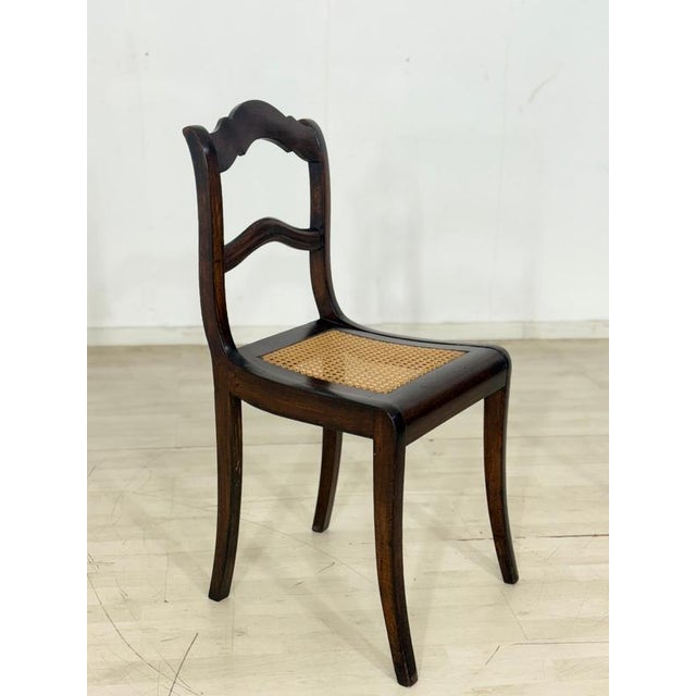 Two very beautiful late Biedermeier chairs from around 1880, featuring classic Viennese caning and in good, well-...