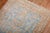 Early 20th Century Zabihi Collection Sky Blue Peach Persian Sarouk Accent Rug - 4'3" x 6'7" For Sale - Image 9 of 10