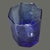 Libbey Glass Co. Vintage Set of Four Libby Blue Octagon Shaped Drinking Tumblers Rocks Glasses For Sale - Image 4 of 6