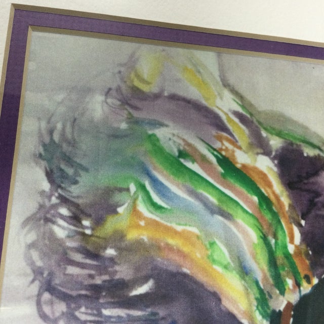 Vintage Native American Framed Laser Print For Sale In Portland, ME - Image 6 of 8