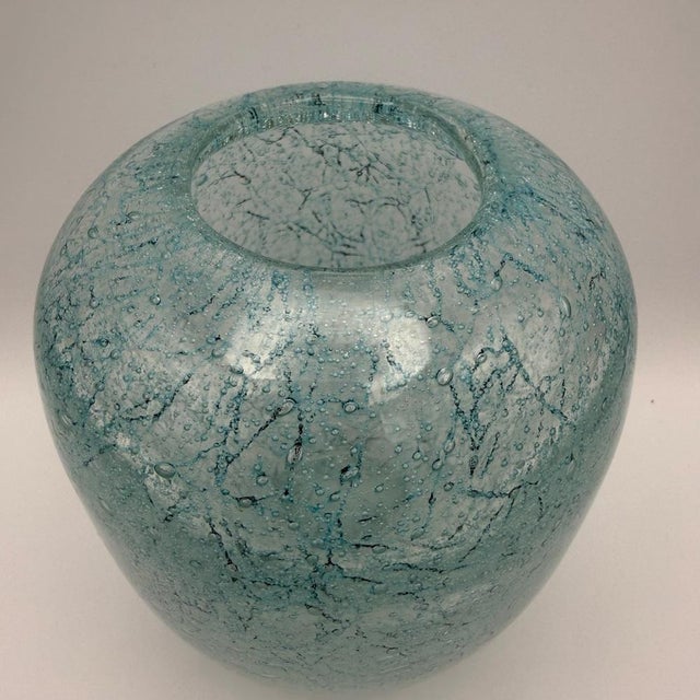 Postmodern Vintage Art Deco Glass Vase by Walter Dexel for WMF Ikora, 1930s For Sale - Image 3 of 8