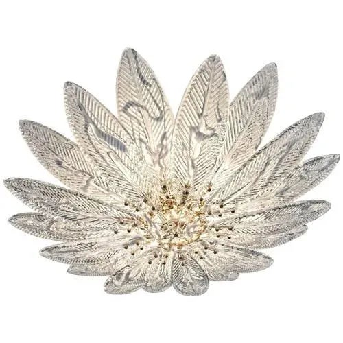 Palmette Shallow Flush Ceiling Mount by Silvio Piattelli For Sale - Image 10 of 10