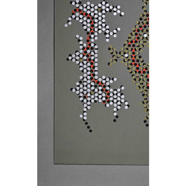Mario Padovan, Precious Reflections, Screen Print, 1970s For Sale - Image 4 of 5