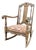 Early 20th Century Rocking Chair With Bird & Botanical Upholstery For Sale