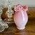 Beautiful antique Victorian Peach Blow glass vase featuring a warm peach-toned body with an amber crest and delicate...