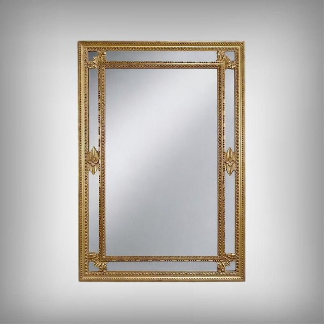 Large Mid-Century Louis XVI Style Mirror with Parcloses, 1950s For Sale - Image 13 of 13