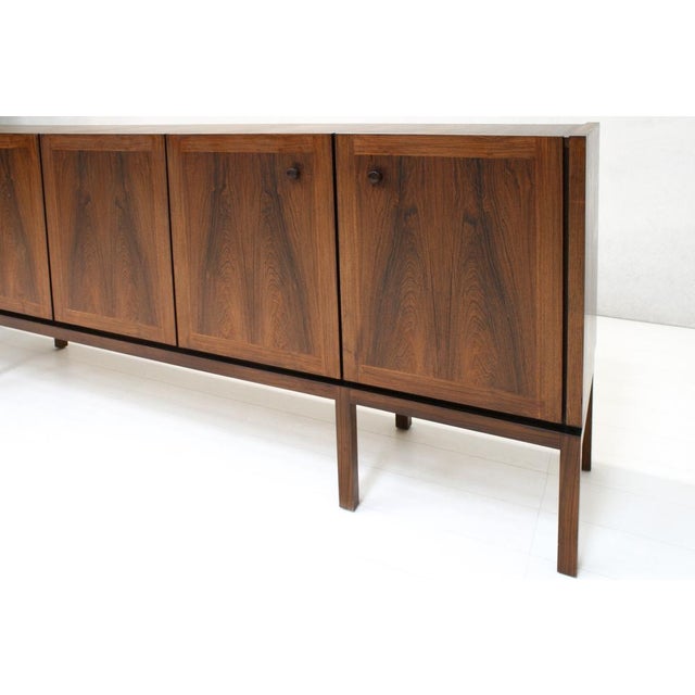 Symmetric Sideboard in Dark Walnut attributed to Royal Board, Sweden, 1961 For Sale - Image 16 of 18